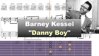 Barney Kessel - "Danny Boy" (Londonderry Air) - Virtual Guitar Transcription by Gilles Rea