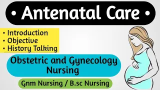Antenatal Care // Antenatal Care In Hindi // Prenatal Care Obstetrical Lecture // Nursing Notes