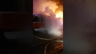 Пожежа у Конотопі. 5 січня 2023 року згорів трамвай Т3