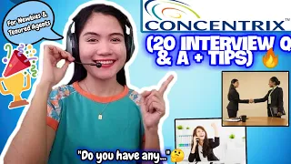 20 CONCENTRIX CALL CENTER INTERVIEW QUESTIONS AND ANSWERS FOR NEWBIES & TENURED 2022 | NAYUMI CEE 🌻