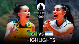 BRAZIL vs ARGENTINA | Highlights | Women's OQT 2023