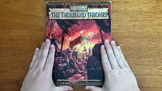 1000 subscriber special!  The Thousand Thrones for WFRP 2nd Edition by Black Industries