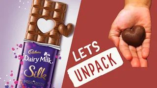 CADBURY DAIRY MILK SILK VALENTINE CHOCOLATE BAR | VALENTINE SPECIAL EDITION | HEART POP |  UNBOXING