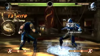 Mortal kombat 9 Scorpion & Sub-Zero 100% Tag combos