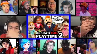 SML Movie: Junior's Big Playtime 2 REACTION MASHUP