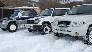 Pajero io Subaru forester Pajero IV Deep Snow