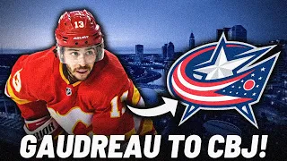 JOHNNY GAUDREAU SIGNS WITH THE COLUMBUS BLUE JACKETS (Re: Flames, Panarin, Devils)