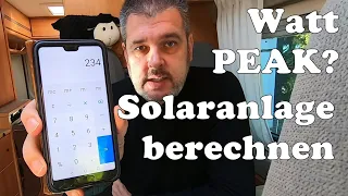 Wie groß muss meine Solaranlage sein? Dimensionierung einer Solaranlage fürs WOMO berechnen