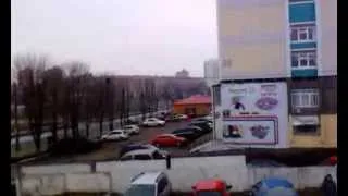 2014-01-08 13:24:42 Перекрёсток Кирова и Плехановской. Вид  с курсовой камеры.