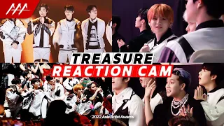 [AAA 리액션] 트레저(TREASURE) 2022 Asia Artist Awards Reaction Cam (TREASURE Reaction)