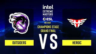 Outsiders vs. Heroic - Map 1 [Mirage] - IEM Rio Major 2022 - Champions stage - Grand Final