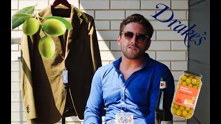 Pre-owned Drake's Olive Suit,  A Hot Day in London and a BIG Discount!!!