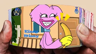 Kissy Missy  is Stuck   Kissy Missy slipped on a banana peel   Poppy Playtime Animation Flipbook