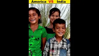 Comparison between India and America | 4 interesting facts about India vs  America #shorts