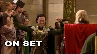 Thor: Tom Hiddleston "Loki" Behind the Scenes (Broll) | ScreenSlam