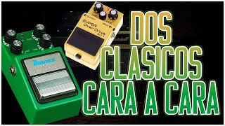 Boss SD1 Super Overdrive VS Ibanez TS9 Tube Screamer. Dos clásicos cara a cara