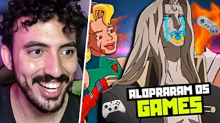 Os PIORES DESENHOS ANIMADOS baseados em GAMES 🎮🤢 | Leozin React