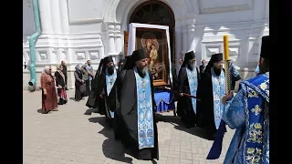 Проводы Святогорской иконы Божией Матери для участия в Крестном ходе из Винницы в Киев