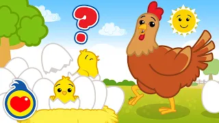 The Little Hen (Laid Ten Eggs) 🐔 Playful Learning | ♫ Plim Plim Nursery Rhymes