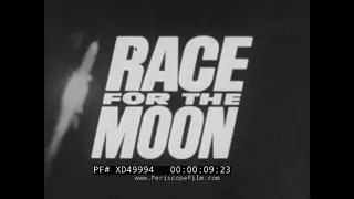 “ RACE FOR THE MOON ” 1965 NASA APOLLO PROGRAM  SPACE RACE DOCUMENTARY TV SPECIAL XD49994