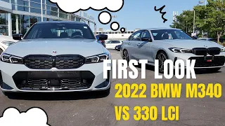 2023 BMW M340 vs 330i LCI