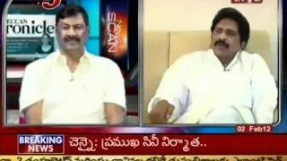 Telugu News -  Discuss on CBI files charge sheet in APIIC-EMAAR case (TV5) - Part 09