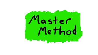 Master Method to Solve Recurrences - Overview