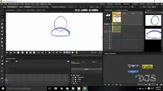 DJS OpenToonz Basic Tutorial Pt. 2 (Animating a Bouncing Ball)