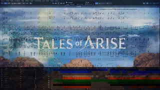 Tales of ARISE | Opening - HIBANA (Guitar Pro 7 Instrumental)