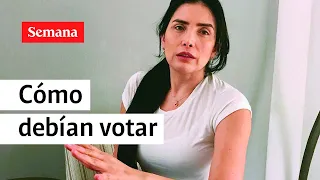 “Si solo votas por Aída, no nos sirve”, campaña de Aída Merlano |Videos Semana