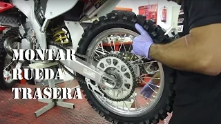 Cómo montar la rueda trasera de tu moto