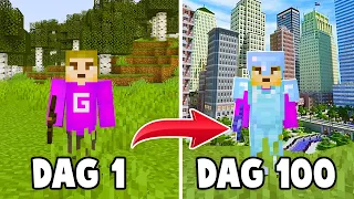 IK OVERLEEFDE 100 DAGEN In SCHAAPSTAD! (Minecraft)