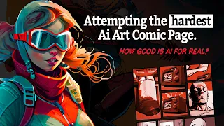 What to expect when using Ai for Comics. I tackle a very hard comic page.