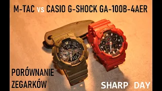 Porównanie M-Tac model Sportowy vs Casio G-Shock GA-100B