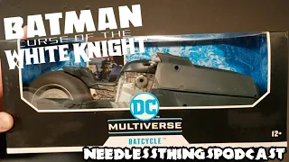 McFarlane Toys DC Multiverse White Knight Batcycle Needless Unboxing