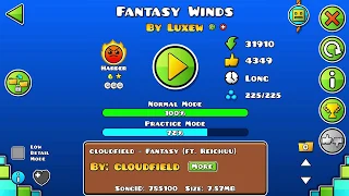 Fantasy Winds 100% [Harder] Geometry Dash [2.11]