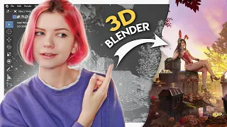 Делаю 3д модели в Blender 3D для обработки фото по мотивам игры Genshin Impact