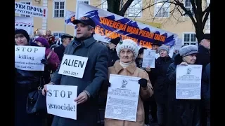 Как в Риге прошло шествие против реформы русских школ