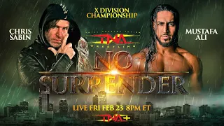 Chris Sabin vs Mustafa Ali at TNA No Surrender