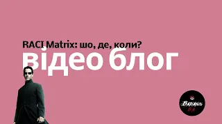 RACI Matrix: шо, де, коли?