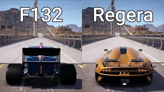 NFS Payback - Beck Kustoms F132 vs Koenigsegg Regera - Drag Race