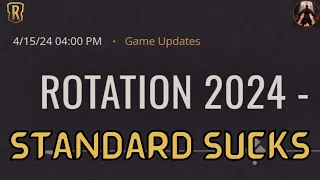 The New 2024 Rotation Really Sucks - Standard Will Be Doomed | Legends of Runeterra