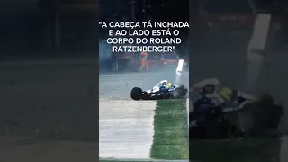 LUIS ROBERTO E O CORPO DE SENNA APÓS MORTE do tricampeão mundial de F1 em Ímola-1994; assista relato