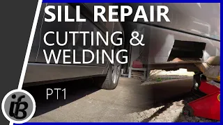 Sill repair, cutting & welding pt1