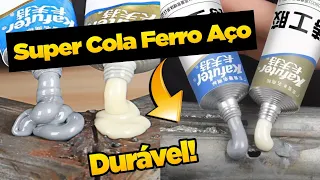 SUPER COLA METAL AÇO ALUMÍNIO SUPORTA ALTAS TEMPERATURAS