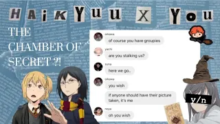 The Managers And The Chamber Of Secrets Ft. Y/N | Kardashian Spoof | Haikyuu Text (part 1/2)