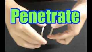 toothpick penetration magic tutorial