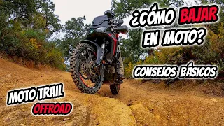 Como bajar en Moto Trail Offroad. Consejos básicos 🤓