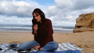 [ASMR] singing you to sleep at the beach