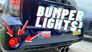 Bumper Reflector Lights Install (Scion & Toyota)